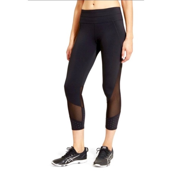 Athleta Pants - Athleta Laser Mesh Sonar Capri